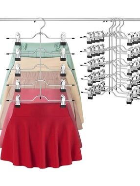 Multi-Tier Skirt Hanger Great For Shorts, Skirts, Skorts And More